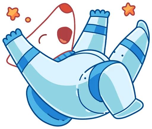 🎉 Стикер «Белка и Стрелка без надписей» для Telegram
