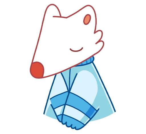 😞 Стикер «Белка и Стрелка без надписей» для Telegram