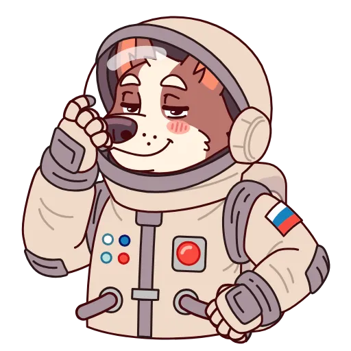 ⭐ Стикер «Белка и Стрелка» для Telegram