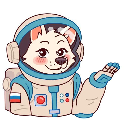 ⭐ Стикер «Белка и Стрелка» для Telegram