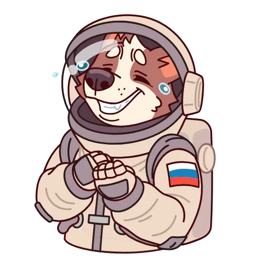 ⭐ Стикер «Белка и Стрелка» для Telegram