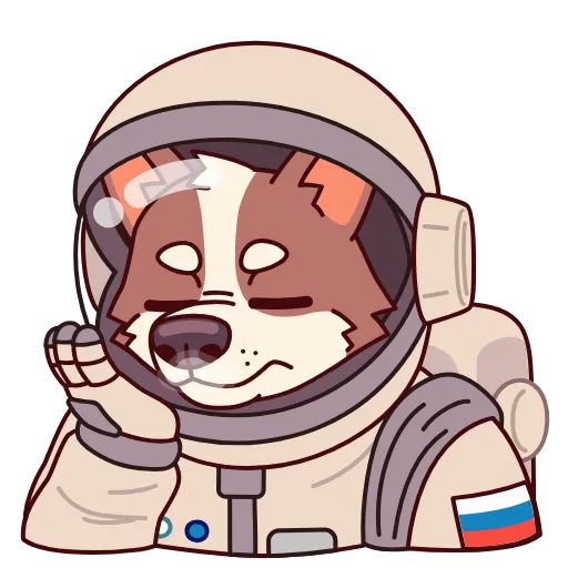 ⭐ Стикер «Белка и Стрелка» для Telegram