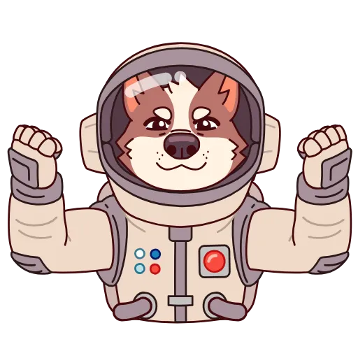 ⭐ Стикер «Белка и Стрелка» для Telegram