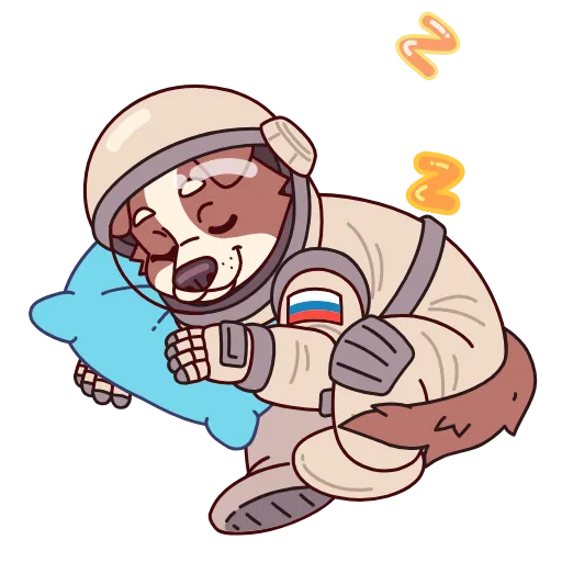 ⭐ Стикер «Белка и Стрелка» для Telegram