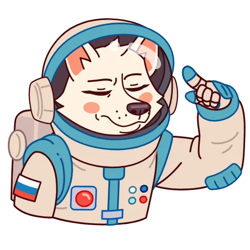 ⭐ Стикер «Белка и Стрелка» для Telegram
