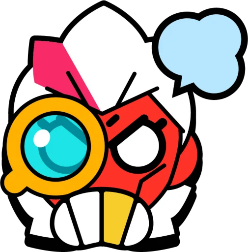 🤬 Стикер «Brawl Stars Belle» для Telegram