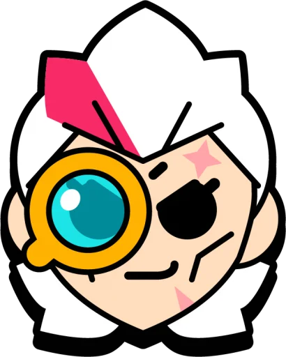 😼 Стикер «Brawl Stars Belle» для Telegram