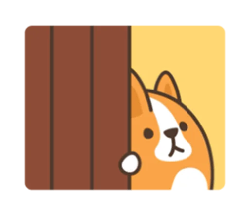 🙃 Стикер «belly corgi» для Telegram