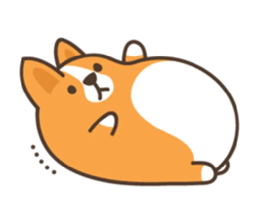 😐 Стикер «belly corgi» для Telegram