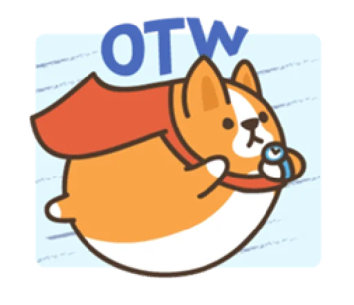 🙂 Стикер «belly corgi» для Telegram