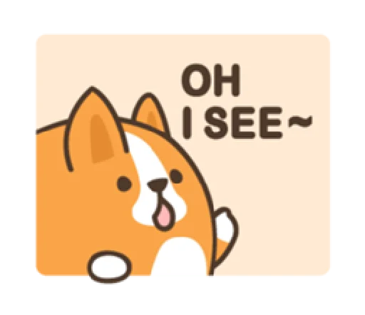 😯 Стикер «belly corgi» для Telegram