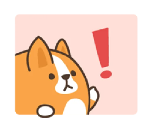 😮 Стикер «belly corgi» для Telegram