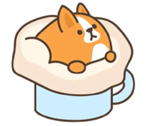 🥺 Стикер «belly corgi» для Telegram