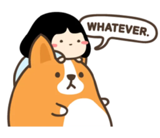 🙄 Стикер «belly corgi» для Telegram