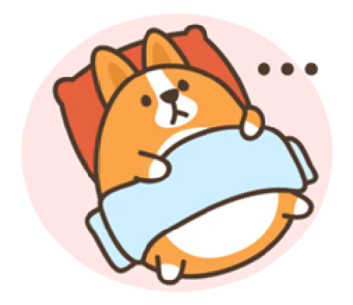 😐 Стикер «belly corgi» для Telegram