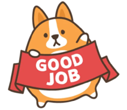 👏 Стикер «belly corgi» для Telegram