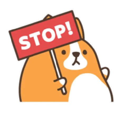 ✋ Стикер «belly corgi» для Telegram