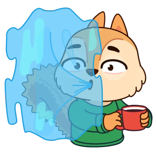 🤩 Стикер «Белочка» для Telegram