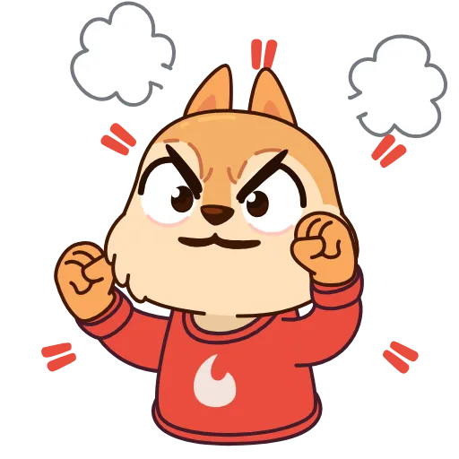 🤩 Стикер «Белочка» для Telegram