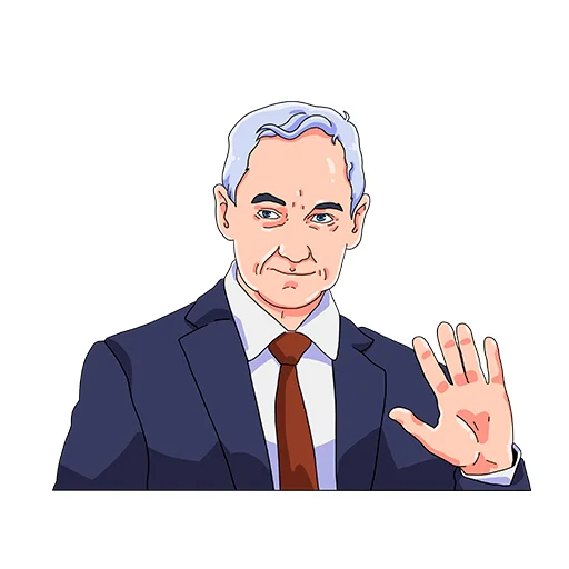 👋 Стикер «Белоусов» для Telegram