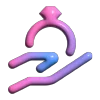 💍 Эмодзи «валентинка 3д» для Telegram