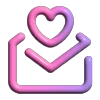 💌 Эмодзи «валентинка 3д» для Telegram