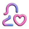 🩷 Эмодзи «валентинка 3д» для Telegram