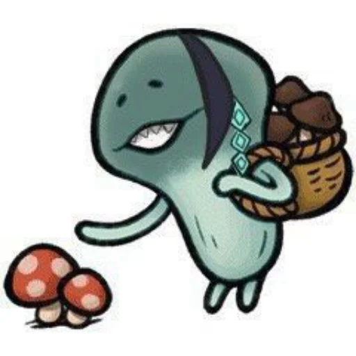 🍄 Стикер «Jade Leech» для Telegram