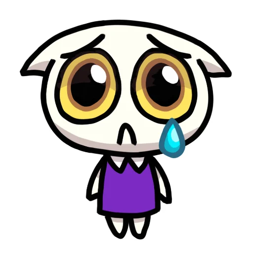 😢 Стикер «Беляночка!» для Telegram
