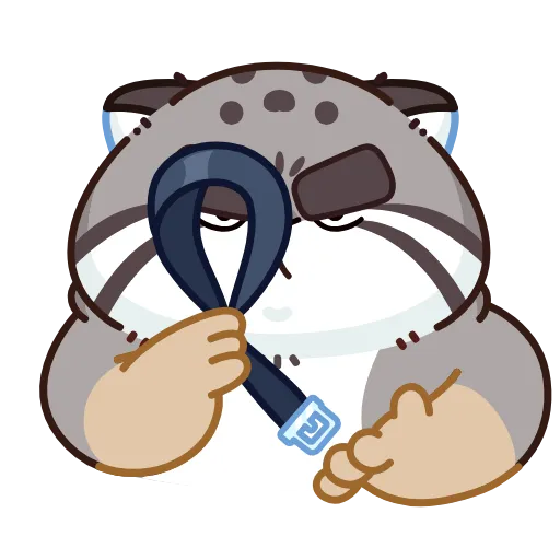 😠 Стикер «Беляш» для Telegram