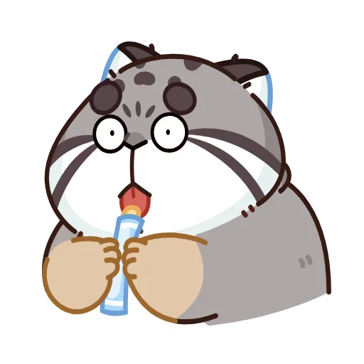 😋 Стикер «Беляш» для Telegram