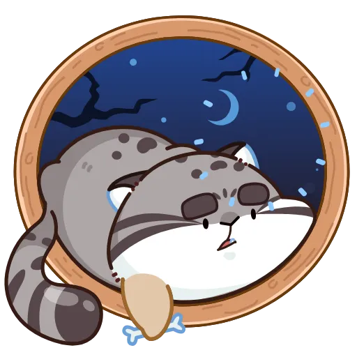 😴 Стикер «Беляш» для Telegram