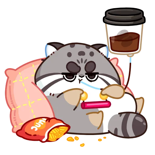 🎮 Стикер «Беляш» для Telegram