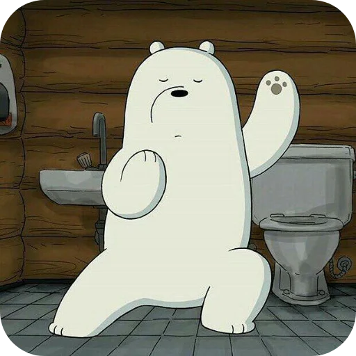 🪑 Стикер «We Bare Bears» для Telegram