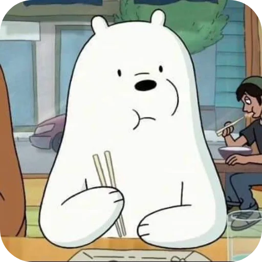 🪑 Стикер «We Bare Bears» для Telegram
