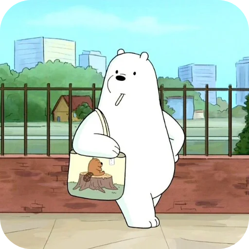 🧱 Стикер «We Bare Bears» для Telegram