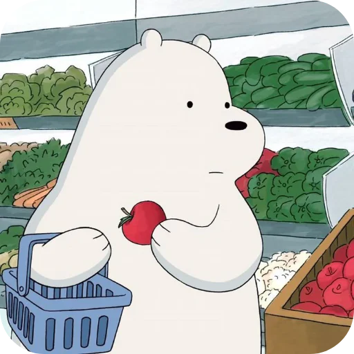📖 Стикер «We Bare Bears» для Telegram