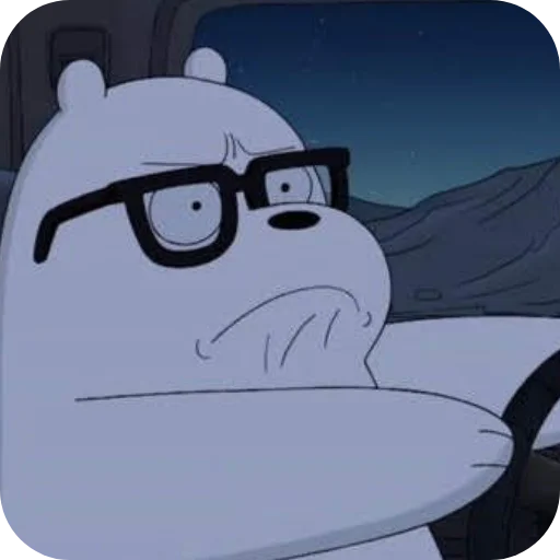🚗 Стикер «We Bare Bears» для Telegram