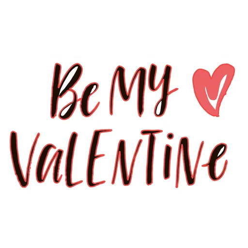 Стикерпак Be My Valentine для Telegram