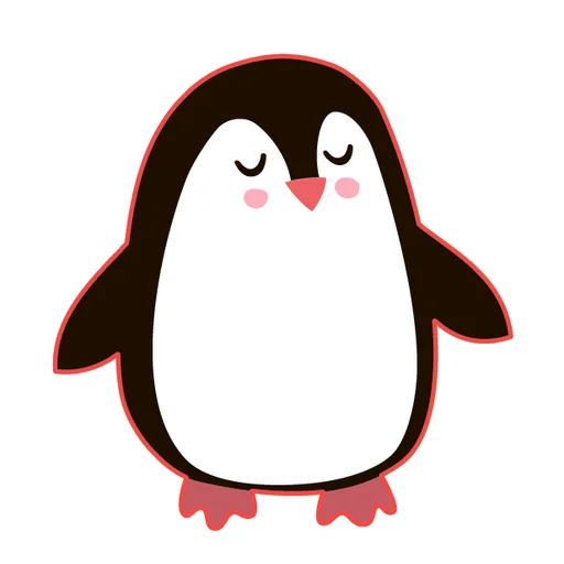 🐧 Стикер «Be My Valentine» для Telegram