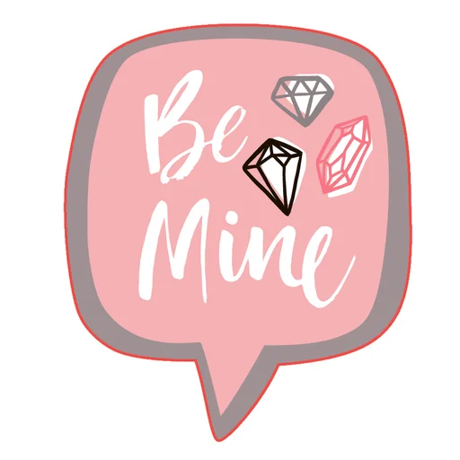 😍 Стикер «Be My Valentine» для Telegram