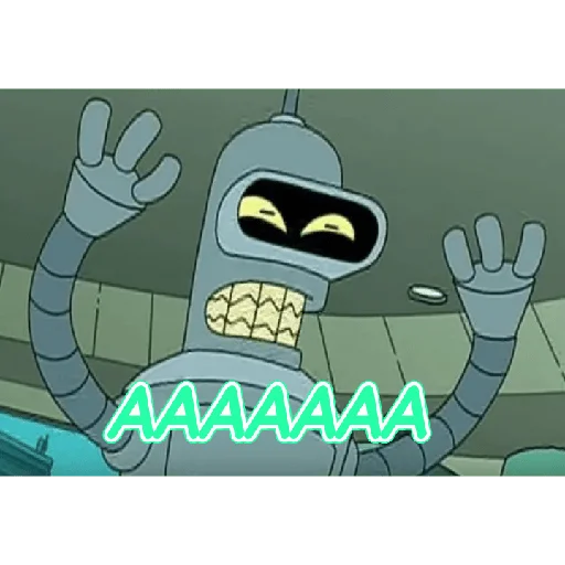 😡 Стикер «BENDER» для Telegram