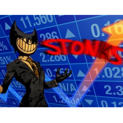 📈 Стикер «Bendy!» для Telegram