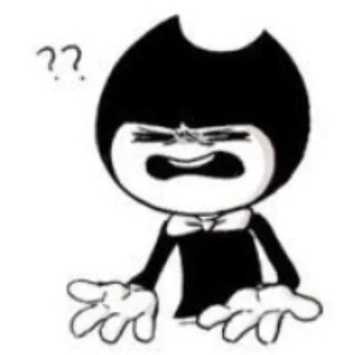 ❔ Стикер «Bendy!» для Telegram