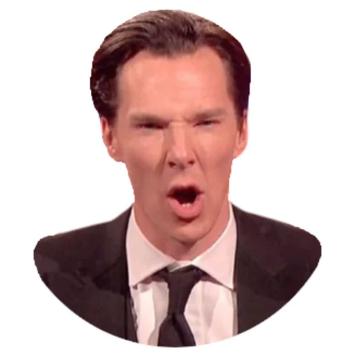 😲 Стикер «Benedict Cumberbatch» для Telegram