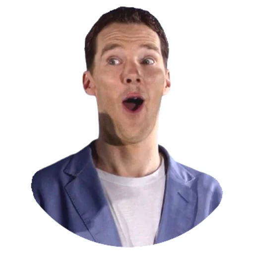 😮 Стикер «Benedict Cumberbatch» для Telegram