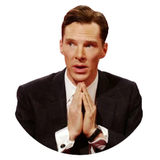 🙏 Стикер «Benedict Cumberbatch» для Telegram