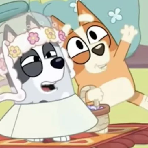👰‍♀️ Стикер «Bluey Блуи» для Telegram