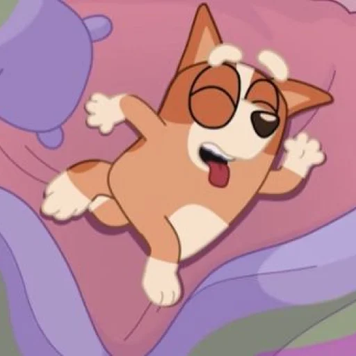 🛌 Стикер «Bluey Блуи» для Telegram