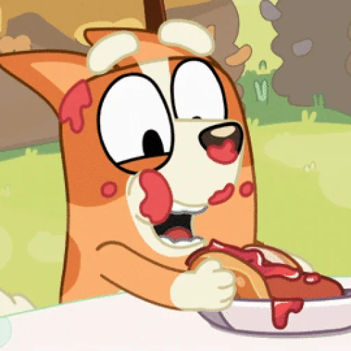 🌭 Стикер «Bluey Блуи» для Telegram